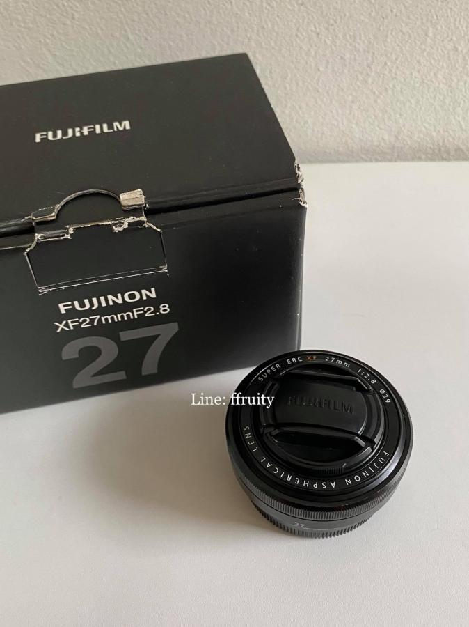 ขายเลนส์ Fujinon XF 27mm f2.8 (สีดำ) สภาพสวย อดีตประกันศูนย์ อุปกรณ์ครบกล่อง‼️